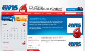 Un'anteprima del sito
