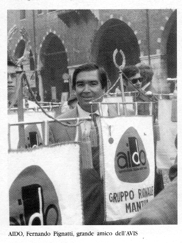 Fernando Pignatti, grande amico dell’AVIS Fernando Pignatti, grande amico dell'AVIS